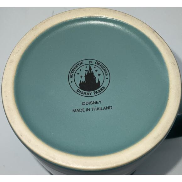 Walt Disney World Parks Tink Ceramic Cup, Teal Tinker Bell 10 oz Cup - Picture 5 of 6